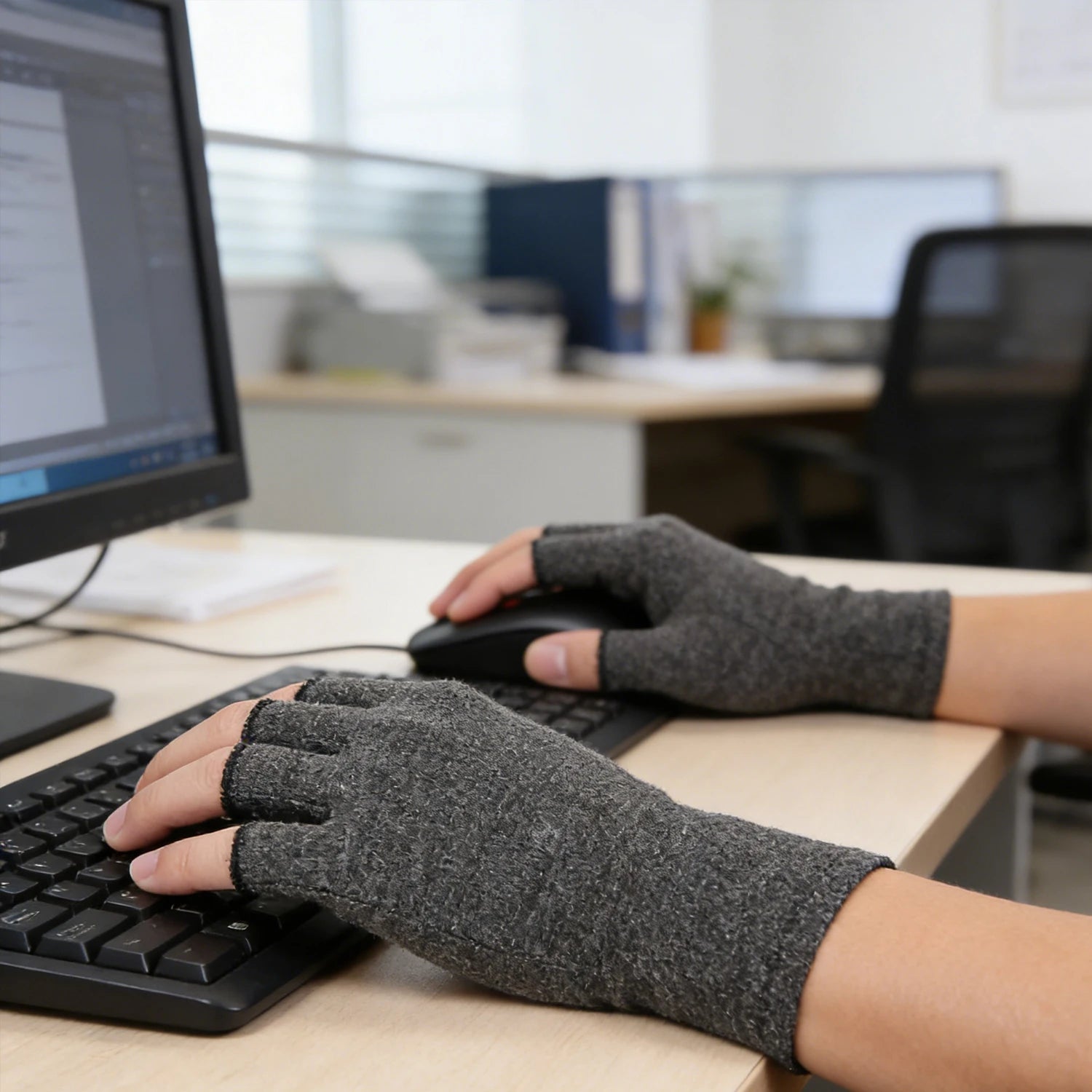 1 pair of arthritis compression gloves